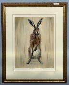 Paul Tavernor (British, contemporary), 'Attention', limited edition chromolithograph, titled, signed