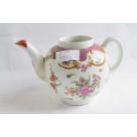 Lowestoft Porcelain Teapot c.1780