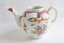 Lowestoft Porcelain Teapot c.1780