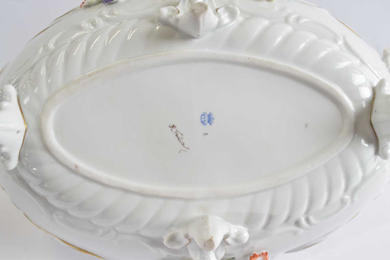 German Porcelain Bowl Von Schierholz - Image 3 of 3