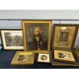 A series of Nelson prints and engravings