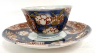 18th Century Chinese Porcelain Teabowl and Saucer