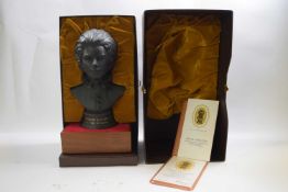 Royal Doulton bust of Princess Anne, limited edition to mark the wedding of Princess Anne and