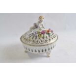 Von Schierholz Porcelain Bowl and Cover