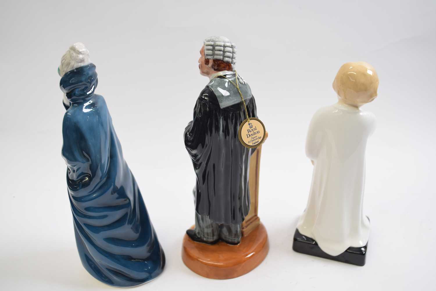 Group of three Royal Doulton figures including The Lawyer, Darling and The Mask, tallest 22cm - Image 5 of 6