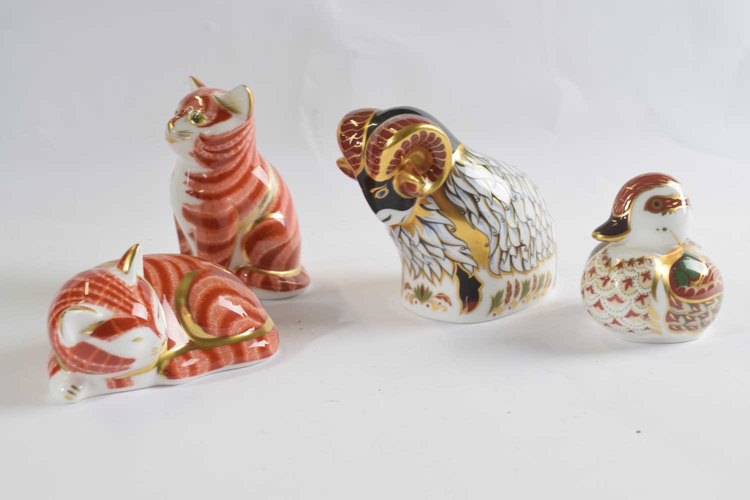 A group of four Royal Crown Derby paperweights with original boxes and certificates including - Image 2 of 2