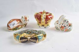 Further group of Royal Crown Derby paperweights, one for the Golden Jubilee, limited edition 950,