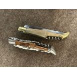 Two Laguiole penknives