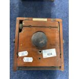 An Instantagraph camera manufactured by J Lancaster & Son, Birmingham, wood with brass mounts,