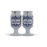 Dutch Delft Drug Jars