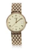 A 9ct gold quartz Rotary gents wristwatch, hallmarks for 9ct gold can be found on the bracelet