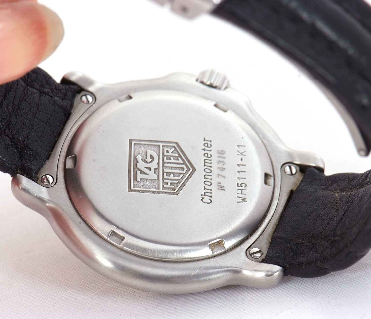 A Tag Heuer automatic gents wristwatch, reference number WH5111-K1, the watch has its original box - Image 7 of 8