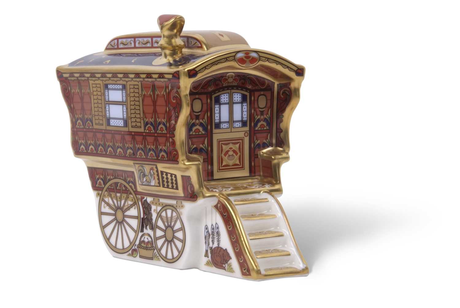 Royal Crown Derby Ledge Wagon