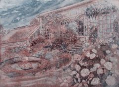 Richard Bawden RWS NEAC RE (British, b.1936), 'The Orangery at Norton Conyers', colour etching,