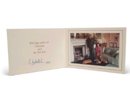 Group of Ten Queen Elizabeth II Christmas Cards 1970-1979