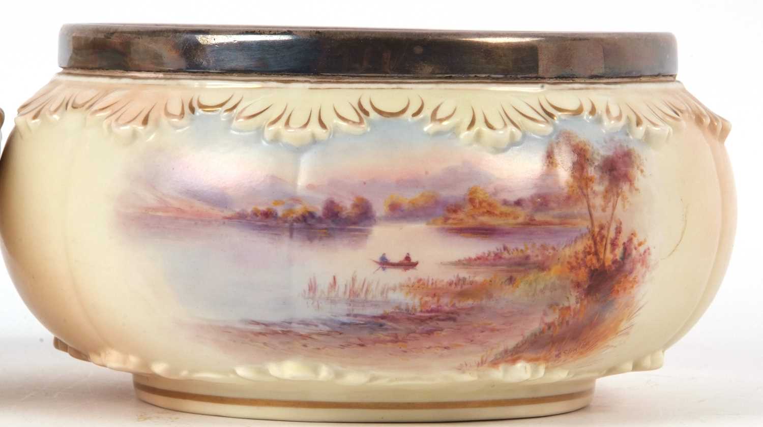 Worcester (Locke & Co) Bowls by Stinton - Image 3 of 8