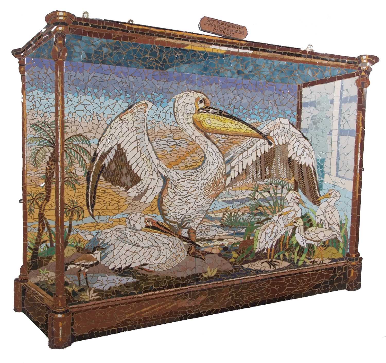 Jonathan Page (British, contemporary), "Pelican", mosaic, approx.132x156 cms, unframed. - Image 5 of 18