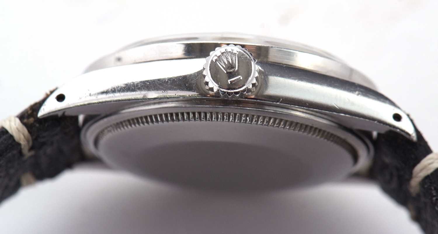 A Rolex Oyster Perpetual Date 1501, the watch has an automatic movement, screw down crown and - Image 6 of 7