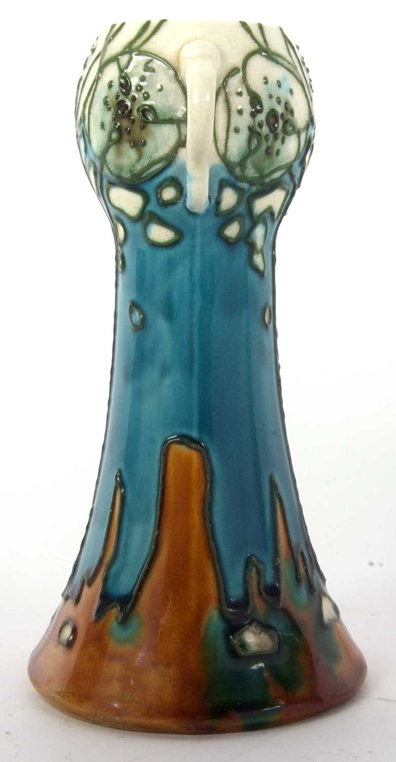 Art Nouveau Minton secessionist vase decorated in typical glazes in Art Nouveau style - Image 4 of 6