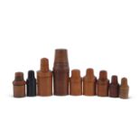 Treen Medicine Bottle Holders