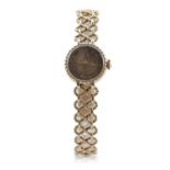 A 9ct gold ladies Tudor Royal wristwatch on a 9ct gold Rolex bracelet, gross weight approx 22 gms,