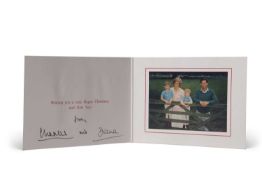 TRH Prince Charles and Princess Diana Christmas Card