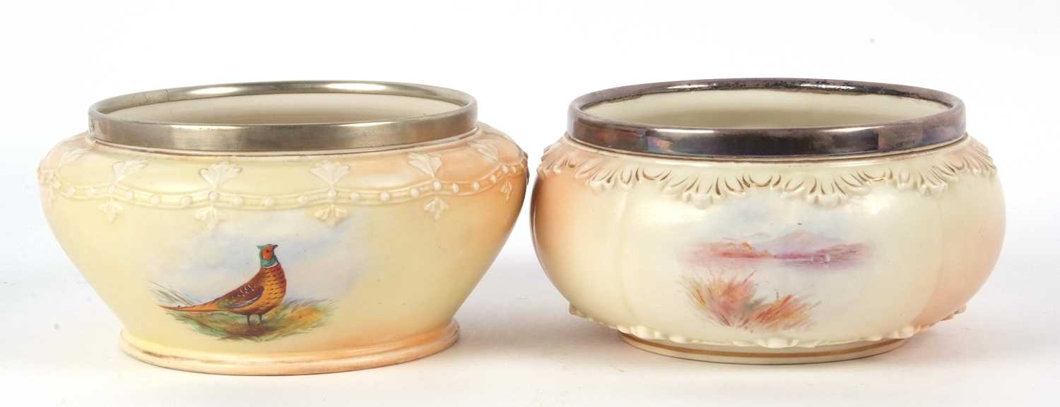 Worcester (Locke & Co) Bowls by Stinton - Image 4 of 8