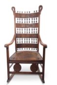 Carlo Bugatti Style Rocking Chair