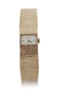A 9ct gold Hamilton ladies wristwatch, the watch is stamped 375 in the back of the case, also on the