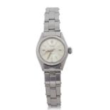 A ladies stainless steel Rolex Oyster Precision 6411, the watch serial number is 1237055, the