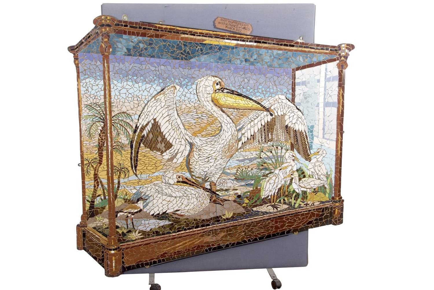 Jonathan Page (British, contemporary), "Pelican", mosaic, approx.132x156 cms, unframed. - Image 15 of 18