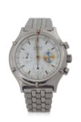 An Eberhard Champion Mareoscope gents chronograph automatic wristwatch, the watch has a stainless