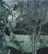 Richard Bawden RWS NEAC RE (British, b.1936), 'Cold Morning', colour etching, signed, titled and