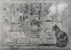 Richard Bawden RWS NEAC RE (British, b.1936), 'Welcome Home', etching, titled, signed and numbered