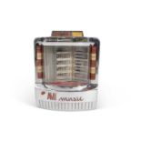 AMI Music wall mounted juke box with chrome outer case, 400cm high