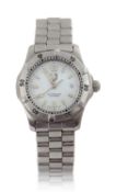 A Tag Heuer Professional 200 Metres reference WK1311 ladies wristwatch, the watch has a quartz