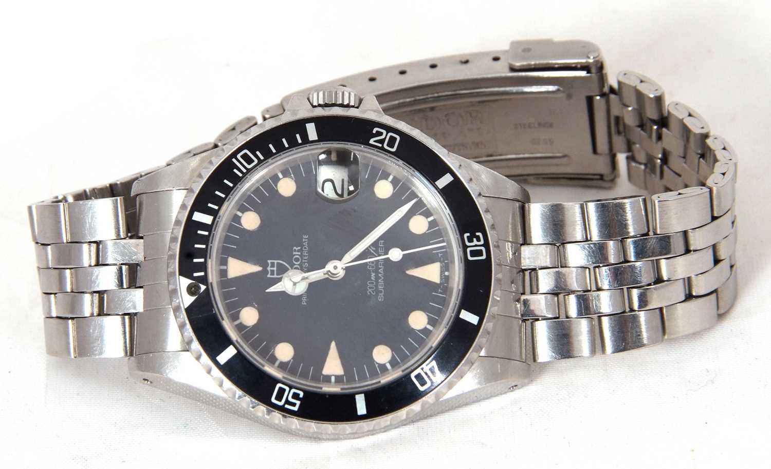 A Tudor Submariner Prince Oyster date, reference 75090, the watch has a stainless steel case and - Image 3 of 7