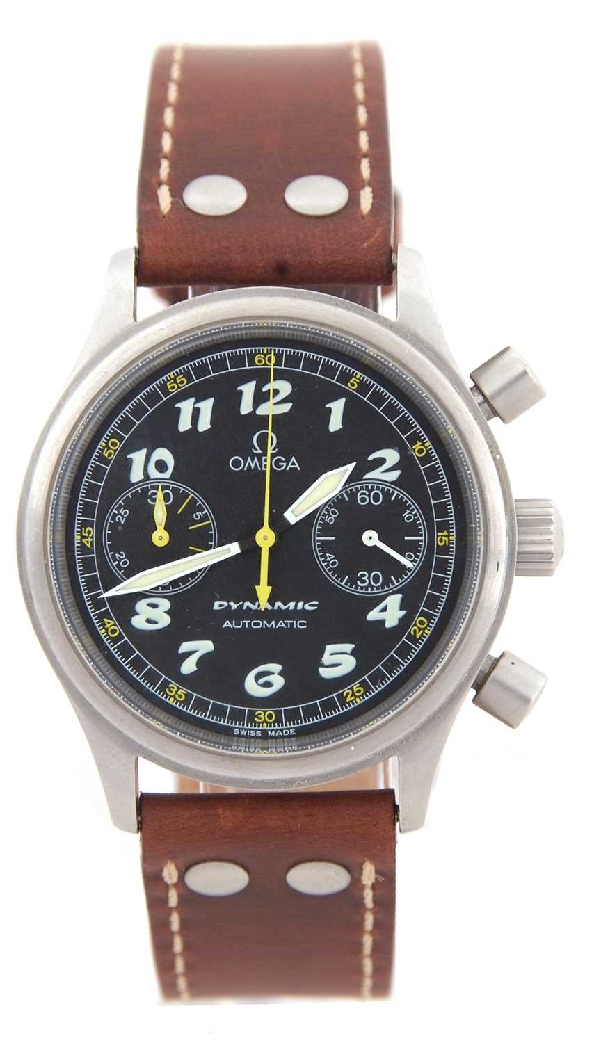 A Omega Dynamic Chronograph gents wristwatch, the watch has an automatic 44 jewel movement and a - Image 2 of 6