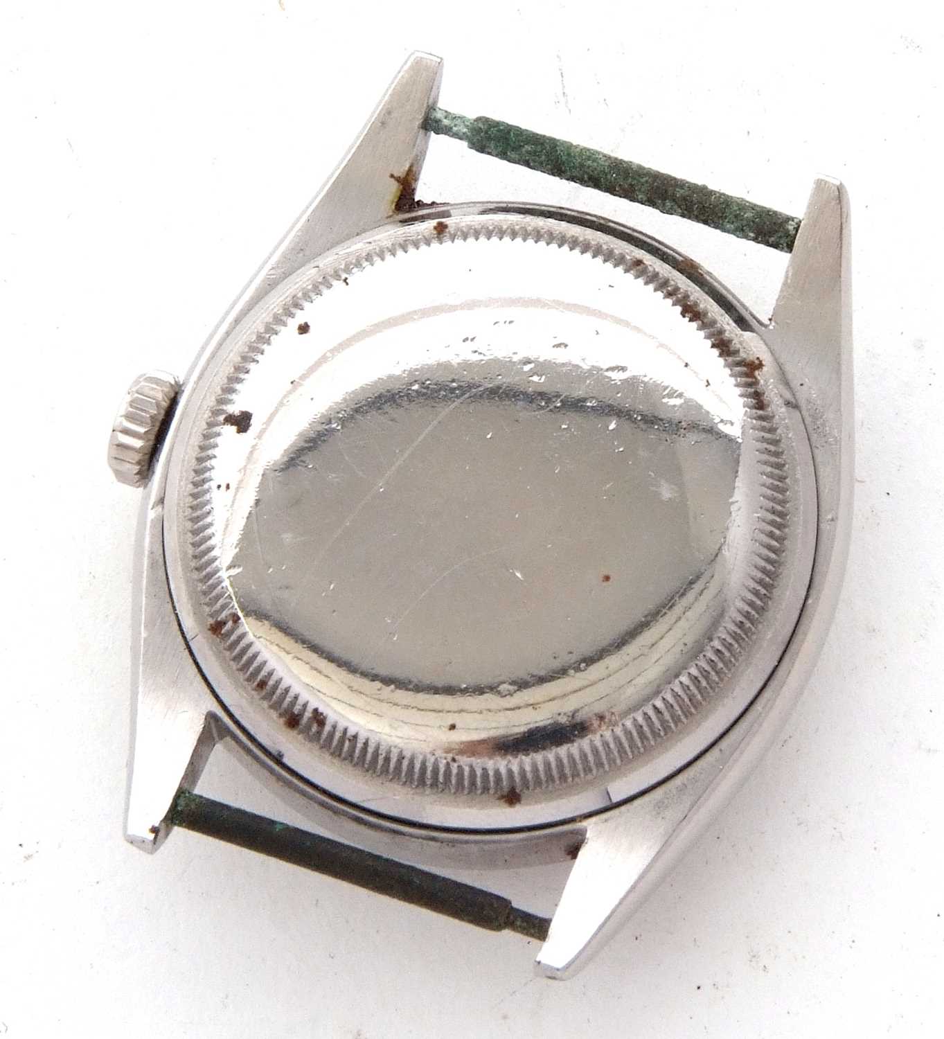 A Rolex 6098 Oyster Perpetual wristwatch, the watch has a manually crown wound movement and a - Image 7 of 7