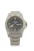 A Rolex Explorer II 1655 "Steve McQueen" 1979, the watch features an automatic movement with a black