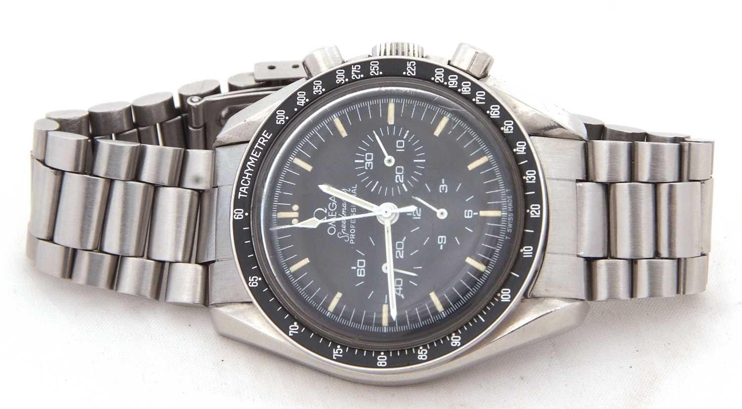 A 1971 Omega Speedmaster Professional wristwatch with extract from the archives paperwork, the watch - Image 2 of 7