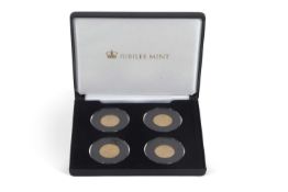 The Queen Victorian gold sovereign collection, 1837-1901 Jubilee Mint proof set to include young