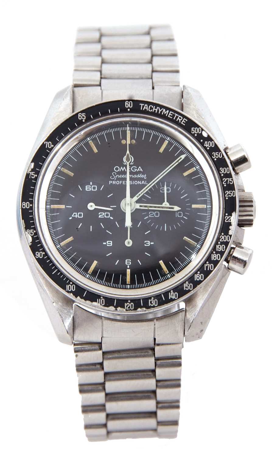 A 1977 Omega Speedmaster Professional wristwatch with extract from the archives paperwork, the watch - Image 2 of 21