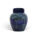 A good Moorcroft Ginger jar and cover c.1925 in the moonlit blue landscape pattern signature in