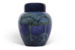 A good Moorcroft Ginger jar and cover c.1925 in the moonlit blue landscape pattern signature in