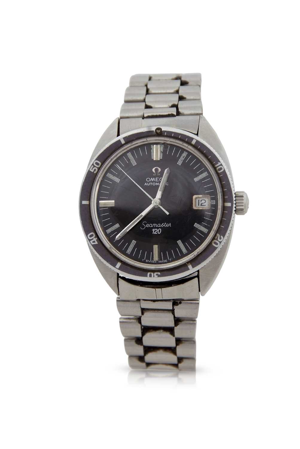 An Omega Seamaster 120 automatic gents wristwatch, circa 1960 to early 1970's, has a 37mm case