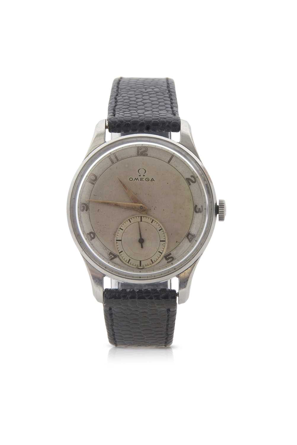 An Omega Jumbo gents wristwatch, the watch has a manually crown wound movement and the movement