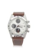 An Eberhard & Co Champion Chronograph gents wristwatch, the watch has an automatic movement and a