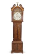 William Morton, Camnethan - A 19th Century mahogany cased Scottish long case clock with painted