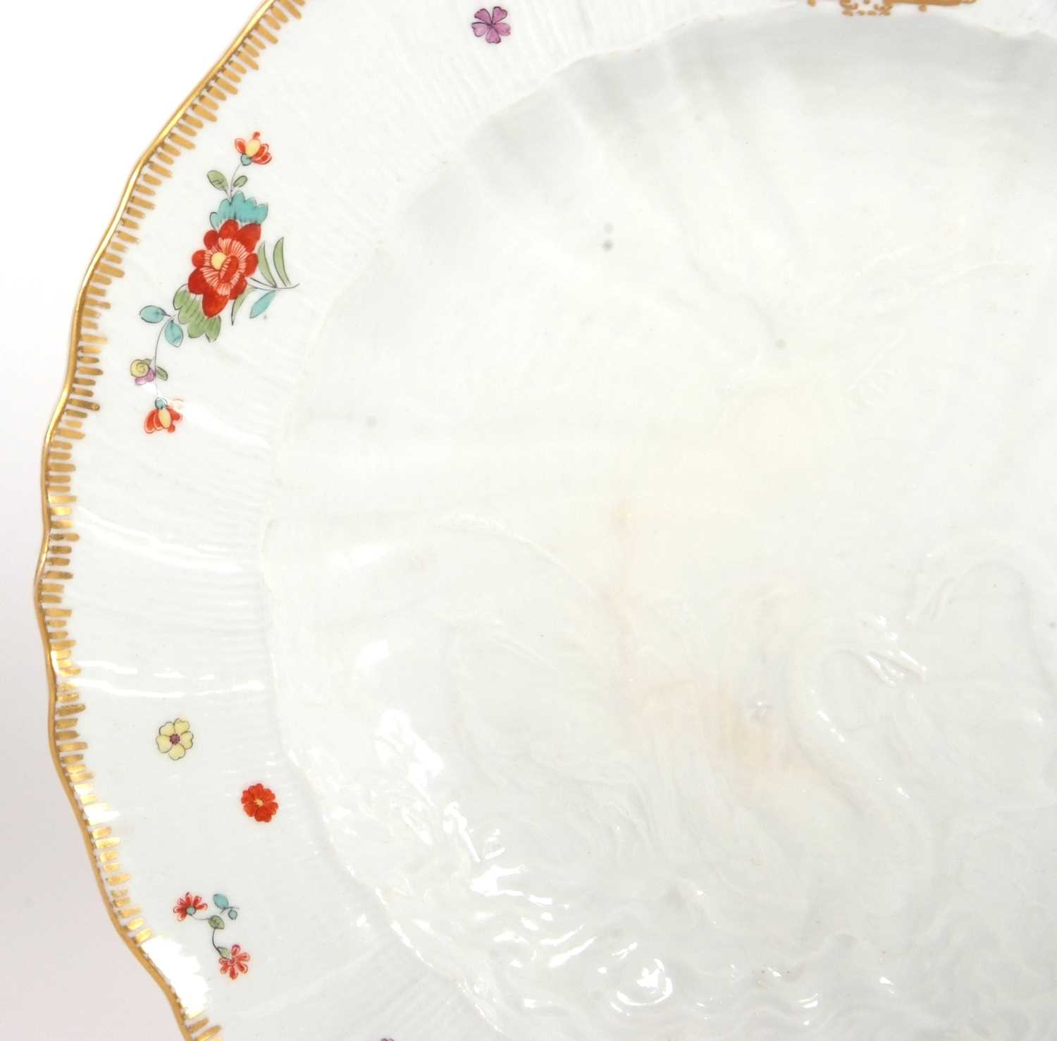 An important rare documentary Meissen plate from the swan service modelled by Kandler c.1740 the - Image 6 of 10
